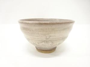 作家物　刷毛目　茶碗(保護箱付)